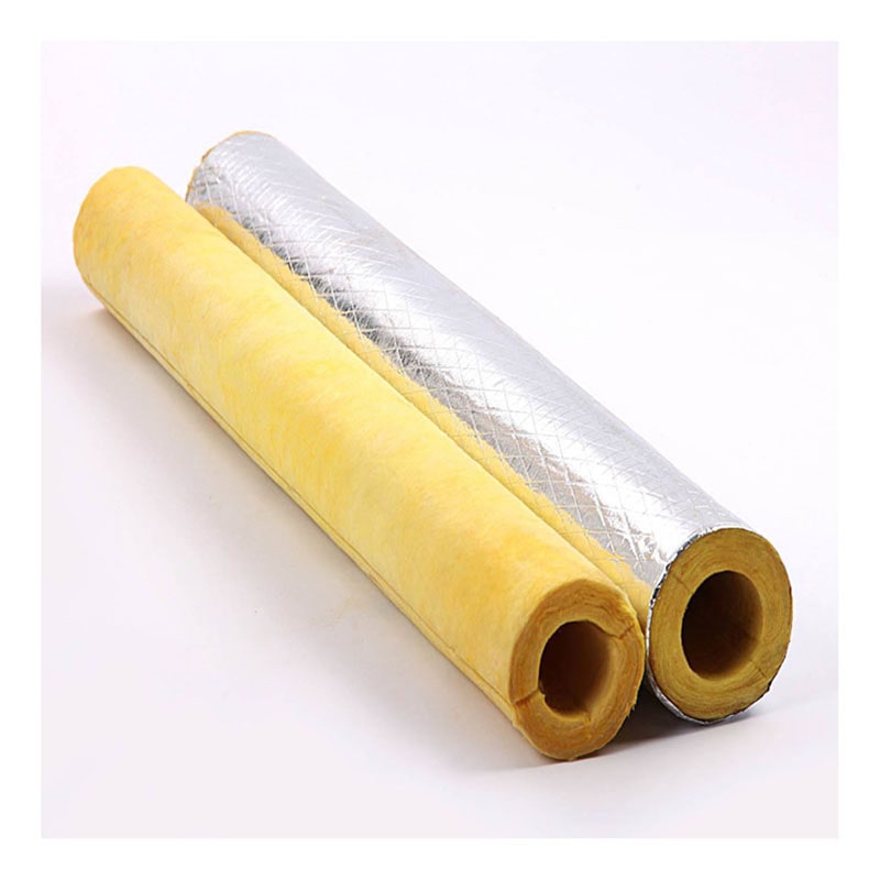 glass wool tube with aluminum foil