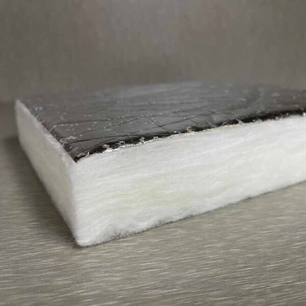 Formaldehyde free aluminum foil glass wool plate