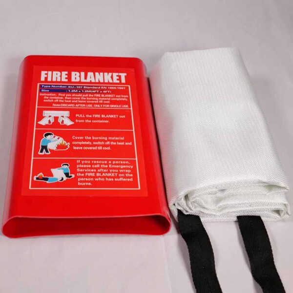 PVC box fiberglass fire blanket