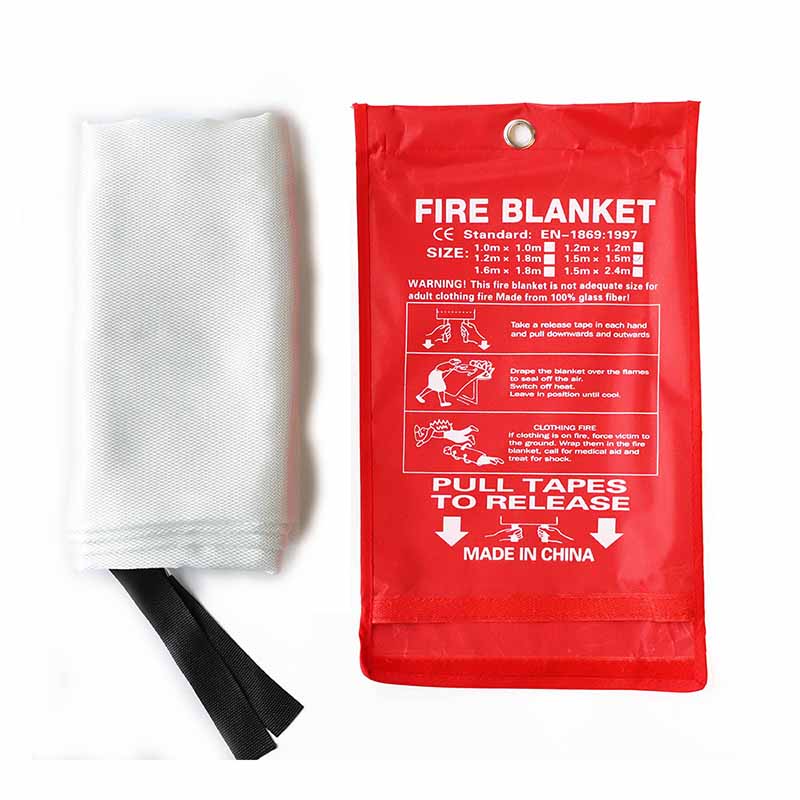 silicone coated fire blanket