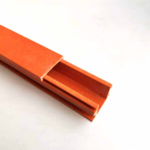 Fiberglass trough type cable tray